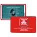 Credit Card Sized Holders Holders - Red