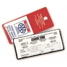 Custom Printed Insurance Card Holders - 9"(W) x 4"(H) - with Half Pocket - Opens on Long Side (Fits PA Registration)