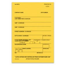 Vehicle Deal Labels - 3-5/16" x 4-3/4" (Package of 100)