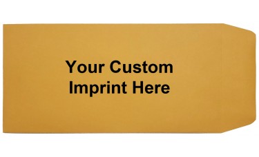 Custom Moist Seal Brown Kraft License Plate Envelopes