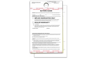 2-Part Hanging Buyers Guides - Implied (Package of 100)