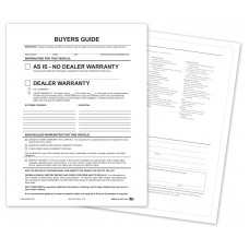 Outdoor Application Buyers Guide Laser Window Labels - As Is (Package of 100)