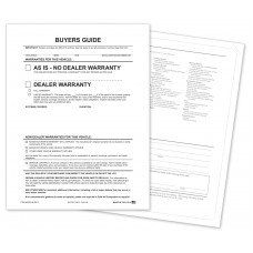 Outdoor Application Buyers Guide Laser Window Labels - As Is No Lines (Package of 100)