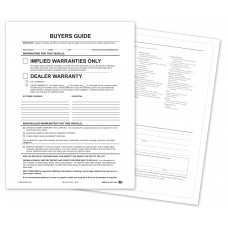Outdoor Application Buyers Guide Laser Window Labels - Implied (Package of 100)