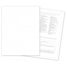 Outdoor Application Buyers Guide Laser Window Labels - Blank Spanish (Package of 100)