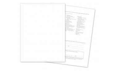 Paper-Backed Buyers Guide Window Labels - Blank