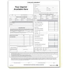 Purchase Agreement Forms - Custom