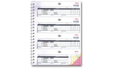Fuel Purchase Order Books, 3-Part - Stock