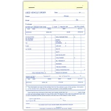 Used Vehicle Order Books