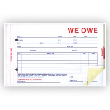 We Owe Forms - Stock (Package of 100)
