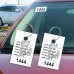 Vehicle Stock Number Tags (Package of 500)