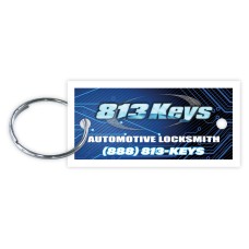 Custom Printed Full Color White Key Tags (Package of 250)