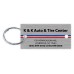 Custom Printed Full Color Brushed Chrome Key Tags (Package of 250)