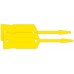 Extra Large Self Locking Arrow Key Tags - Yellow