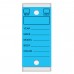 Versa-Tags Self Protecting Key Tags - Blue (Folded)
