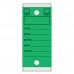 Versa-Tags Self Protecting Key Tags - Green (Folded)