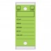 Versa-Tags Self Protecting Key Tags - Lime Green (Folded)