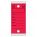 Versa-Tags Self Protecting Key Tags - Red (Folded)