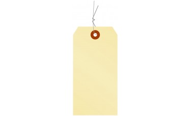 Manila Tags with Inserted Wire (Box of 1000)
