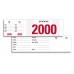 Vehicle Stock Number Tags (2000-2999)
