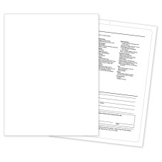 Outdoor Application Car Dealer Buyers Guide Laser Window Stickers - Blank (Package of 100)
