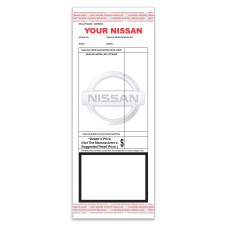 Custom Dealer Adhesive Tape Addendum Stickers (3.5"-4.25" x 11")