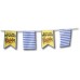 Custom Full Color Rectangle Pennant Strings - 9" x 12" (Two-Sided Imprint)