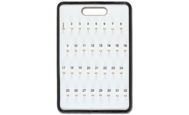 Masonite Key Board - 32 Hooks