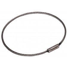 Flexible Cable Tamper Proof Key Ring - 3" Diameter