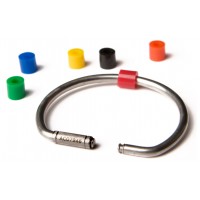 Color Coded Rings for Tamper Proof Key Rings