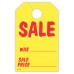 Motorcycle "Sale" Hang Tags - 5" x 8" (Package of 100)