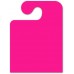 Blank "Hook Style" Mirror Hang Tags - Fluorescent Pink