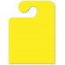 Blank "Hook Style" Mirror Hang Tags - Fluorescent Yellow