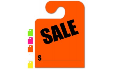 Sale "Hook Style" Mirror Hang Tags - 8-1/2" x 11" (Package of 50)