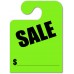 Sale "Hook Style" Mirror Hang Tags - Fluorescent Green