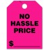 No Hassle Price Mirror Hang Tags - Fluorescent Pink