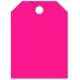 Blank Mirror Hang Tags - Fluorescent Pink