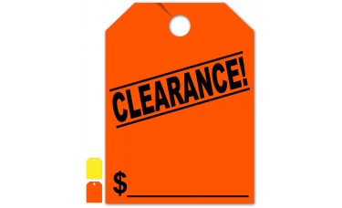 Clearance! Mirror Hang Tags - 9" x 12" (Package of 50)