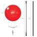 Seamless Reusable Balloon Jumbo 30" Single Pole Kit
