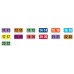Color Coded Year Filing Labels - Ringbooks System (270 per set)