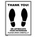 Disposable Automotive Paper Floor Mats - 80# Stock (Package of 500)