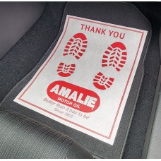 Custom Printed 60# Virgin Kraft Automotive Paper Floor Mats