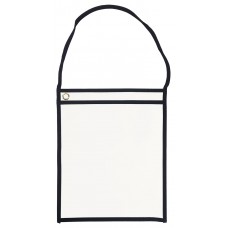 Hanging Plastic Work Order Holders 11" x 13-1/4" for Repair or Job Tickets - Clear Back (Box of 25)