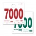 Extra Heavy Duty Service Dispatch Numbered Hang Tags (7000-7999) Extra Heavy Duty Service Dispatch Numbered Hang Tags (7000-7999)