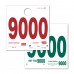 Extra Heavy Duty Service Dispatch Numbered Hang Tags (9000-9999) Extra Heavy Duty Service Dispatch Numbered Hang Tags (9000-9999)
