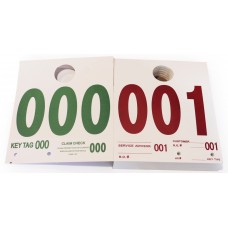 Extra Heavy Duty Service Dispatch Numbered Hang Tags (Box of 1000)