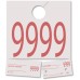 Extra Heavy Duty Service Dispatch Numbered Hang Tags (Box of 1000)