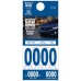 Custom Printed Dispatch Numbered Advertising Mirror Hang Tags - 5-1/2" x 11-3/4"