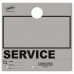 Blank Colored 4-Part Service Dispatch Hang Tags - Gray