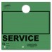 Blank Colored 4-Part Service Dispatch Hang Tags - Green